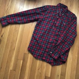 Vineyard Vines Flannel | Red&Green Whale Shirt | S